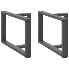 Kafijas Galdiņa Kājas, 2 Gab., T-Veida, Antracīta Krāsa, 70X25X(42-43) Cm, Tērauds Vidaxl Kafijas Galdiņa Kājas, 2 Gab., T-Veida, Antracīta Krāsa, 70X25X(42-43) Cm, Tērauds Vidaxl