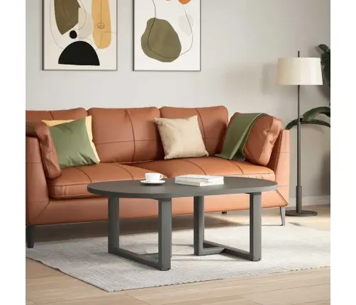 Kafijas Galdiņa Kājas, 2 Gab., T-Veida, Antracīta Krāsa, 70X25X(42-43) Cm, Tērauds Vidaxl