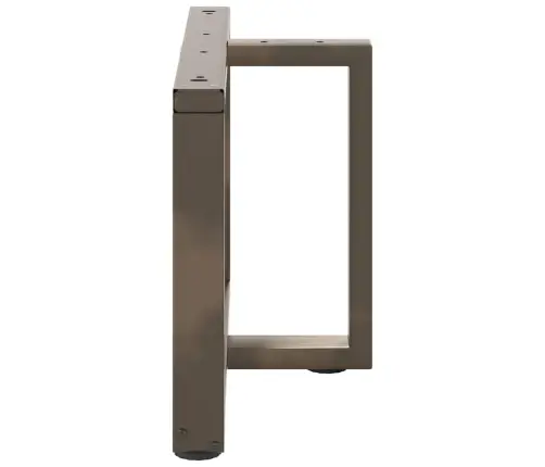 Kafijas Galdiņa Kājas, 2 Gab., T-Veida, Melnas, 70X25X(42-43) Cm, Tērauds Vidaxl