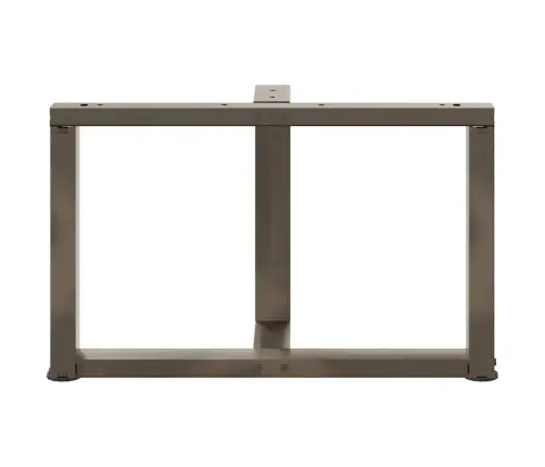 Kafijas Galdiņa Kājas, 2 Gab., T-Veida, Melnas, 70X25X(42-43) Cm, Tērauds Vidaxl