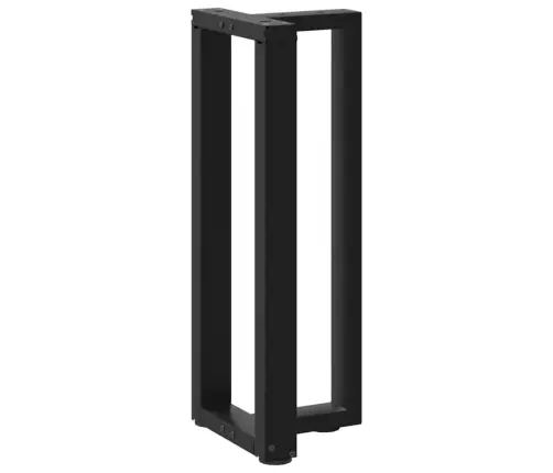 Konsoles Galda Kājas, T-Veida, 2 Gab., Melnas, 25X28X(72-73) Cm, Tērauds Vidaxl