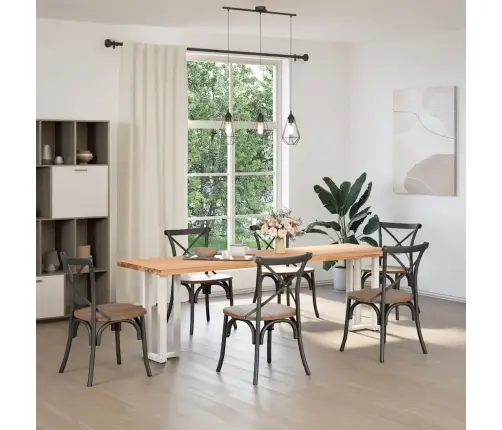 Konsoles Galda Kājas, 2 Gab., T-Veida, Baltas, 25X28X(72-73) Cm, Tērauds Vidaxl