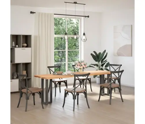 Konsoollaua Jalad T-Kujulised 2 Tk, Antratsiithall, 25 X 28 X (72-73) cm Teras