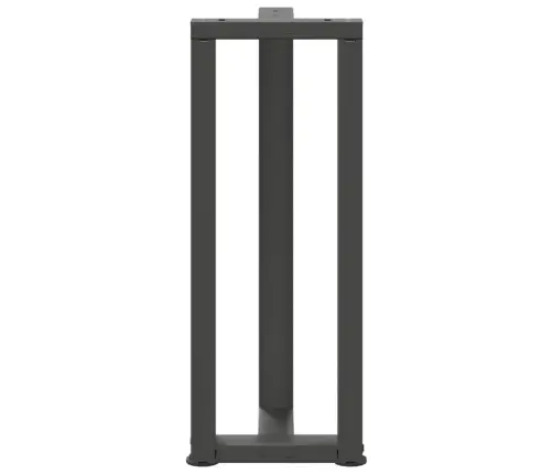 Konsoollaua Jalad T-Kujulised 2 Tk, Antratsiithall, 25 X 28 X (72-73) cm Teras