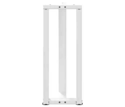 Konsoles Galda Kājas, 2 Gab., T-Veida, Baltas, 38X25X(72-73) Cm, Tērauds Vidaxl