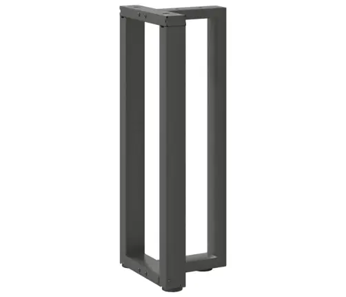 Konsoles Galda Kājas, 2 Gab., T-Veida, Antracīta Krāsā, 38X25X(72-73) Cm, Tērauds Vidaxl