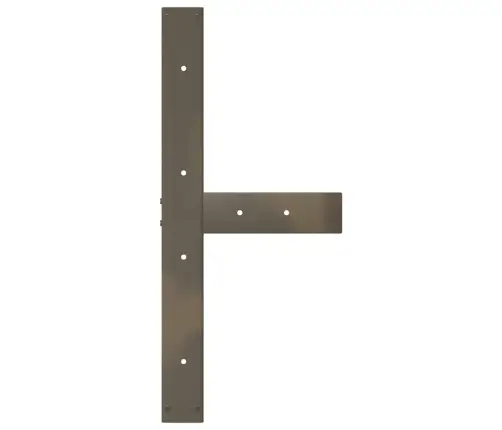 Ēdamgalda Kājas, 2 Gab., T-Veida, Melnas, 70X35X(72-73) Cm, Tērauds Vidaxl