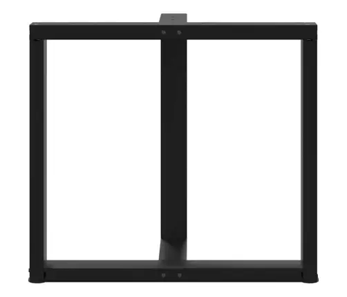 Valgomojo Stalo Kojelės, 2 Vnt., Juodos, 80X35X(72-73) cm Plienas