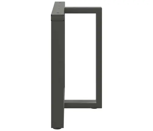 Ēdamgalda Kājas, 2 Gab., T-Veida, Antracīta Krāsa, 90X35X(72-73) Cm, Tērauds Vidaxl