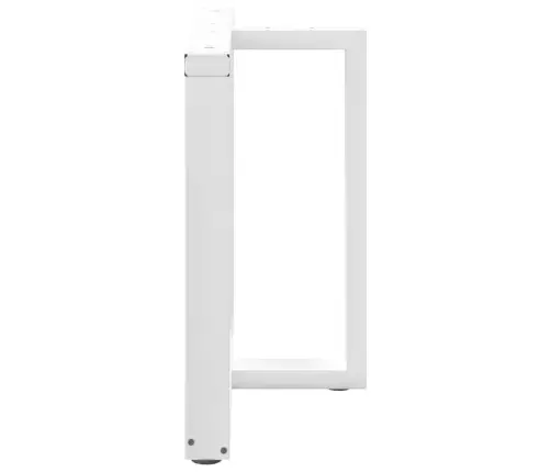 Ēdamgalda Kājas, 2 Gab., T-Veida, Baltas, 100X35X(72-73) Cm, Tērauds Vidaxl