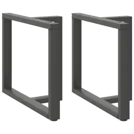Ēdamgalda Kājas, 2 Gab., T-Veida, Antracīta Krāsa, 100X35X(72-73) Cm, Tērauds Vidaxl Ēdamgalda Kājas, 2 Gab., T-Veida, Antracīta Krāsa, 100X35X(72-73) Cm, Tērauds Vidaxl