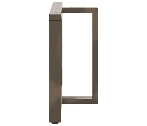 Valgomojo Stalo Kojelės, T Formos, 2 Vnt., Juodos, 100X35X(72-73) cm Plienas