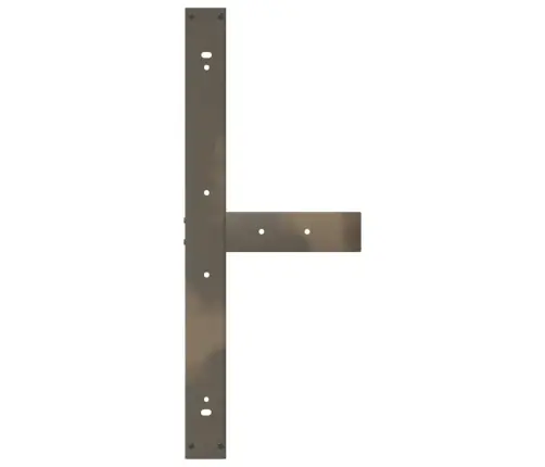 Valgomojo Stalo Kojelės, T Formos, 2 Vnt., Juodos, 100X35X(72-73) cm Plienas