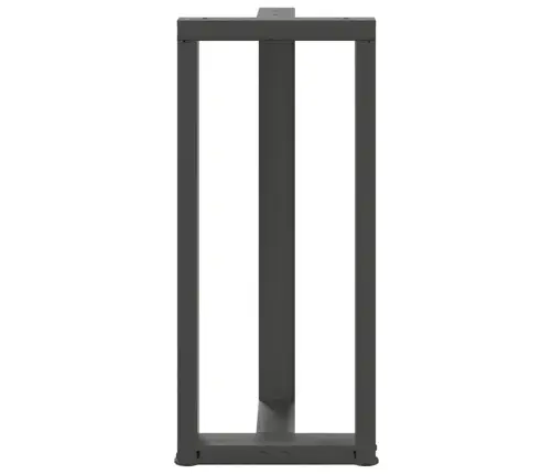 Baro Stalo Kojos, T Formos, 2 Vnt., Antracito Spalvos, 40X35X(90-91) cm Plienas