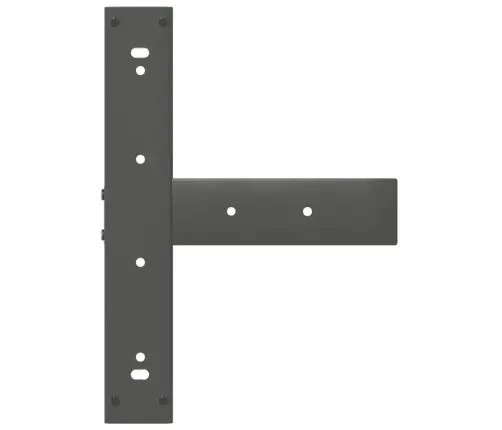 Baarilaua Jalad T-Kujulised 2 Tk, Antratsiithall, 50 X 35 X (90-91) cm Teras