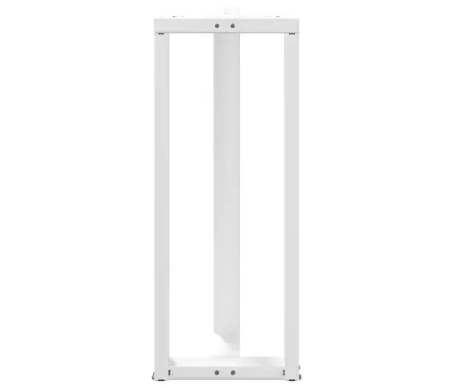 Baro Stalo Kojos, T Formos, 2 Vnt., Baltos, 50X35X(100-101) cm Plienas