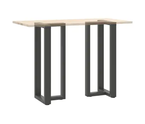 Baro Stalo Kojos, T Formos, 2 Vnt., Antracito Spalvos, 50X35X(100-101) cm Plienas