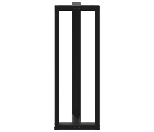 Baro Stalo Kojos, T Formos, 2 Vnt., Juodos, 40X35X(110-111) cm Plienas