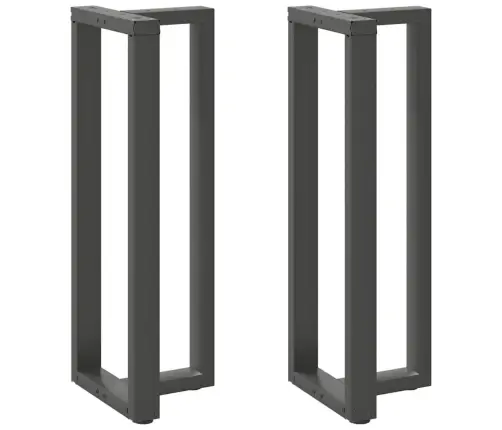 Baarilaua Jalad T-Kujulised 2 Tk, Antratsiithall, 40 X 35 X (110-111) cm Teras