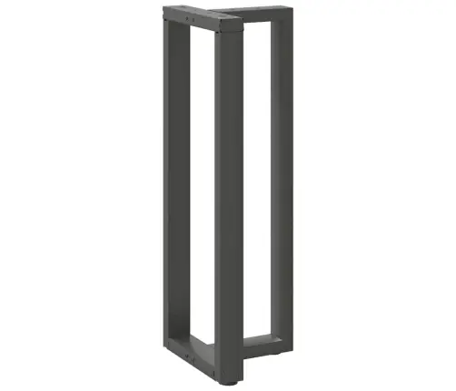 Baarilaua Jalad T-Kujulised 2 Tk, Antratsiithall, 40 X 35 X (110-111) cm Teras