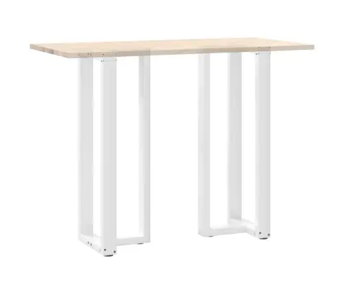 Bāra Galda Kājas, T-Veida, 2 Gab., Baltas, 50X35X(110-111) Cm, Tērauds Vidaxl