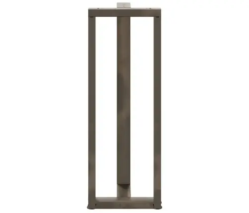 Bāra Galda Kājas, T-Veida, 2 Gab., Melnas, 50X35X(110-111) Cm, Tērauds Vidaxl