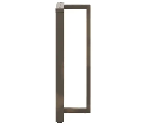 Baro Stalo Kojos, T Formos, 2 Vnt., Juodos, 60X35X(110-111) cm Plienas