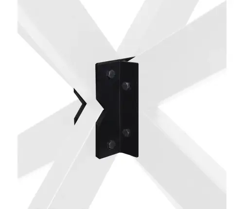 Kohvilaua Jalg, Ämblikukujuline, Valge, 98 X 58 X (42–43) cm Teras