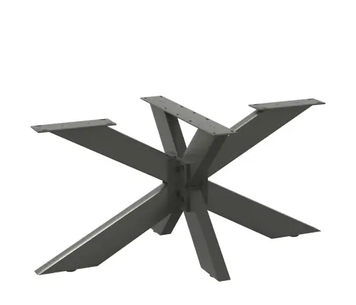 Kafijas Galdiņa Kāja, Zirnekļa Forma, Antracīta Krāsa, 98X58X(42-43) Cm, Tērauds Vidaxl