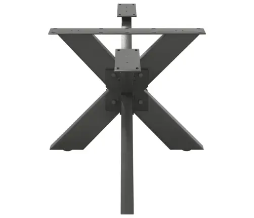 Kafijas Galdiņa Kāja, Zirnekļa Forma, Antracīta Krāsa, 98X58X(42-43) Cm, Tērauds Vidaxl