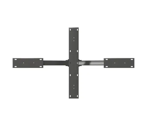 Kafijas Galdiņa Kāja, Zirnekļa Forma, Antracīta Krāsa, 98X58X(42-43) Cm, Tērauds Vidaxl