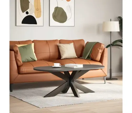 Kafijas Galdiņa Kāja, Zirnekļa Forma, Melna, 98X58X(42-43) Cm, Tērauds Vidaxl