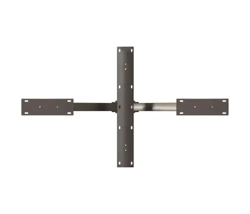 Kafijas Galdiņa Kāja, Zirnekļa Forma, Melna, 98X58X(42-43) Cm, Tērauds Vidaxl