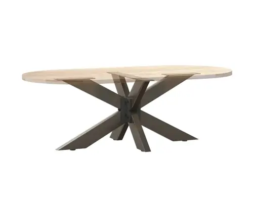 Kafijas Galdiņa Kāja, Zirnekļa Forma, Melna, 98X58X(42-43) Cm, Tērauds Vidaxl