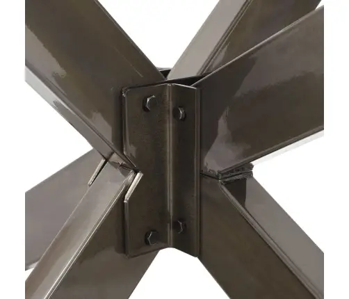 Kafijas Galdiņa Kāja, Zirnekļa Forma, Melna, 98X58X(42-43) Cm, Tērauds Vidaxl