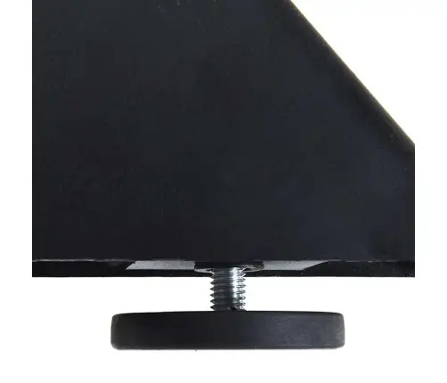 Valgomojo Stalo Koja, Voro Formos, Antracito Spalvos, 120X68X(72-73) cm Plienas