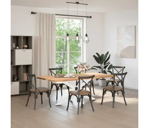 Söögilaua Jalg, Ämblikukujuline, Valge, 150 X 78 X (72–73) cm Teras