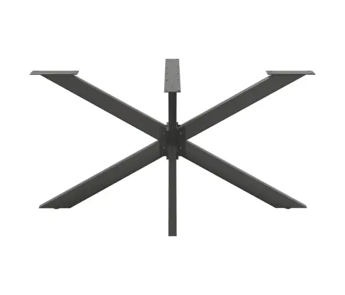 Ēdamgalda Kāja, Zirnekļa Forma, Antracīta Krāsa, 150X78X(72-73) Cm, Tērauds Vidaxl