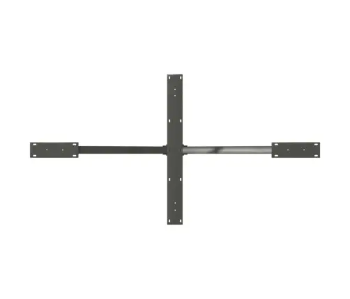 Ēdamgalda Kāja, Zirnekļa Forma, Antracīta Krāsa, 150X78X(72-73) Cm, Tērauds Vidaxl