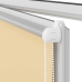 Rullo Žalūzija Bēša 40X130 Cm Auduma Platums 35,7Cm Poliesters Vidaxl