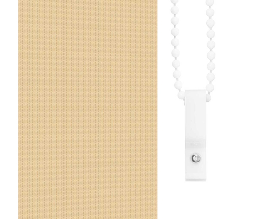 Rullo Žalūzija Bēša 40X130 Cm Auduma Platums 35,7Cm Poliesters Vidaxl