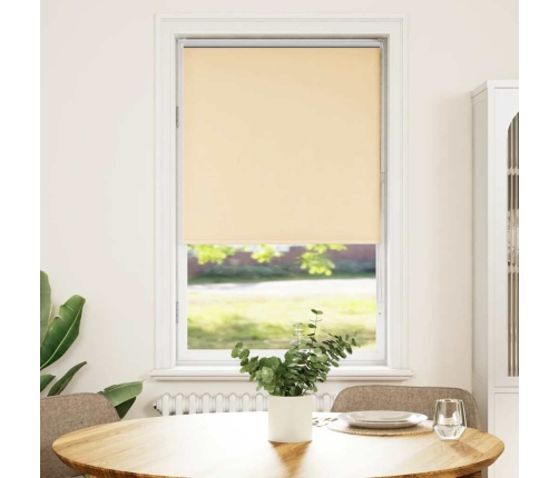 Rullo Žalūzija Bēša 85X130 Cm Auduma Platums 80,7Cm Poliesters Vidaxl
