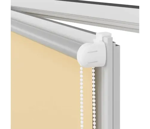 Rullo Žalūzija Bēša 95X130 Cm Auduma Platums 90,7Cm Poliesters Vidaxl