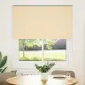 Rullo Žalūzija Blackout Bēša 130X130 Cm Auduma Platums 126,6Cm Vidaxl