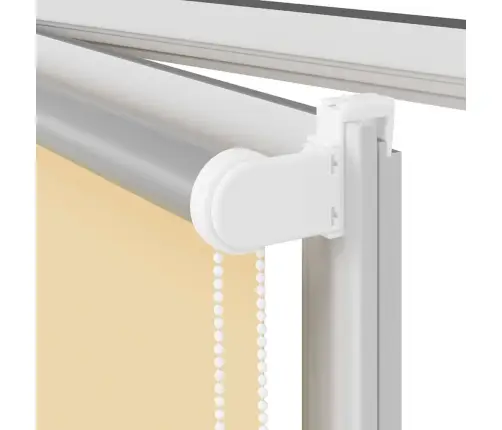 Rullo Žalūzija Blackout Bēša 130X130 Cm Auduma Platums 126,6Cm Vidaxl