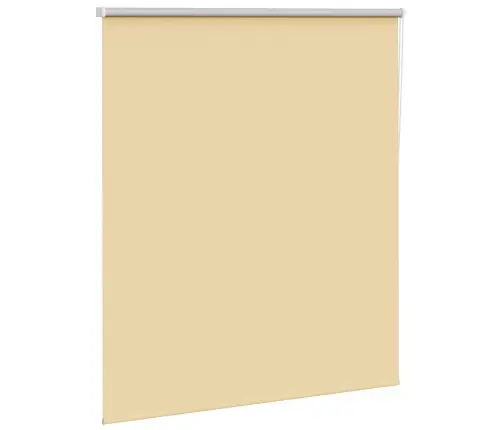 Rullo Žalūzija Blackout Bēša 130X130 Cm Auduma Platums 126,6Cm Vidaxl