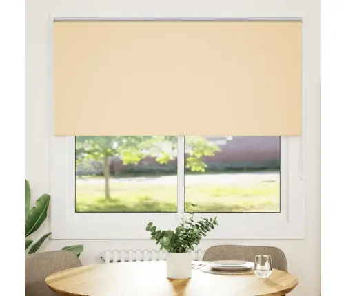 Roletas Blackout Smėlio Spalvos 145X130 Cm Audinio Plotis