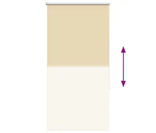 Roletas Smėlio Spalvos 85X150 Cm Audinio Plotis 80,7 Cm