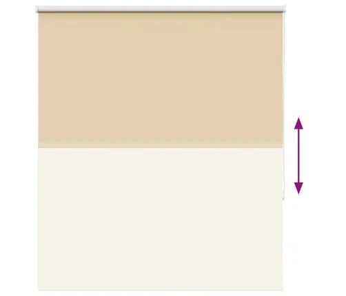 Rullo Žalūzija Bēša 120X150 Cm Auduma Platums 120X130 Cm Vidaxl