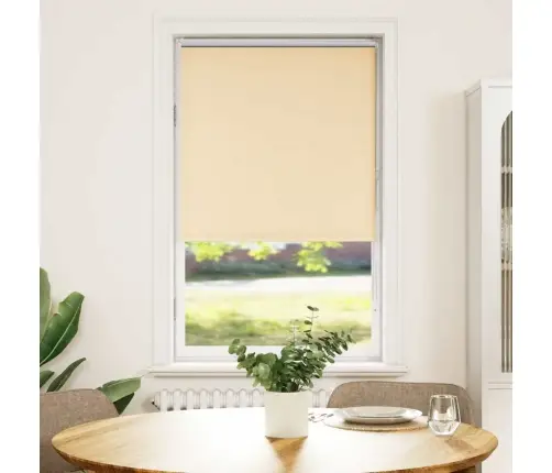 Rullo Žalūzija Bēša 80X175 Cm Auduma Platums 75,7Cm Poliesters Vidaxl